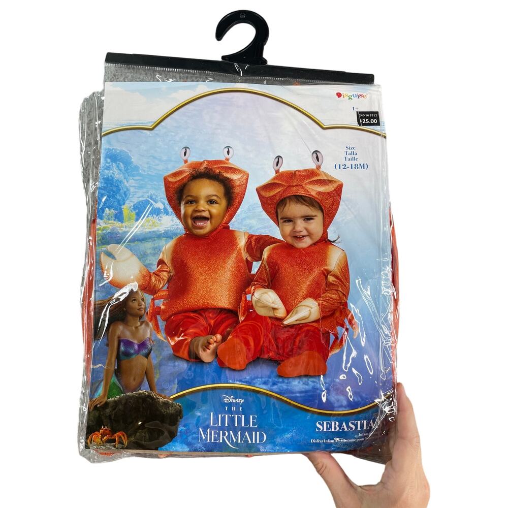 Disney Little Mermaid Sebastian Costume - Orange